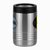 Thumbnail for Euro Oval Beverage Holder - 2 Countries - Front View