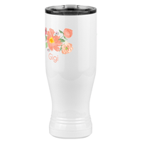 Thumbnail for Personalized Flowers Pilsner Tumbler (20 oz) - Gigi - Front Left View