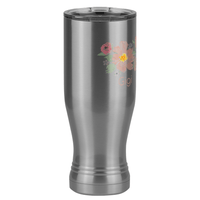 Thumbnail for Personalized Flowers Pilsner Tumbler (20 oz) - Gigi - Front Right View