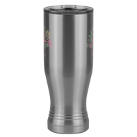 Thumbnail for Personalized Flowers Pilsner Tumbler (20 oz) - Nana - Front View