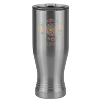 Thumbnail for Personalized Flowers Pilsner Tumbler (20 oz) - Grammy - Right View