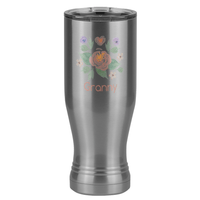 Thumbnail for Personalized Flowers Pilsner Tumbler (20 oz) - Granny - Right View