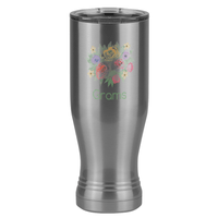 Thumbnail for Personalized Flowers Pilsner Tumbler (20 oz) - Grams - Right View