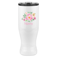 Thumbnail for Personalized Flowers Pilsner Tumbler (20 oz) - Nanny - Right View