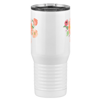 Thumbnail for Personalized Flowers Tall Travel Tumbler (20 oz) - Gigi - Front View