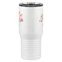 Thumbnail for Personalized Flowers Tall Travel Tumbler (20 oz) - Nana - Front View