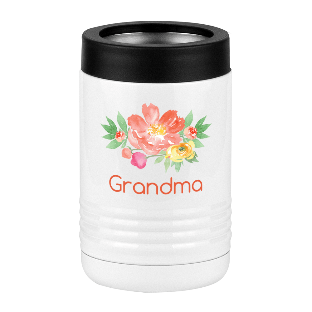 Personalized Flowers Beverage Holder - Grandma - Right View