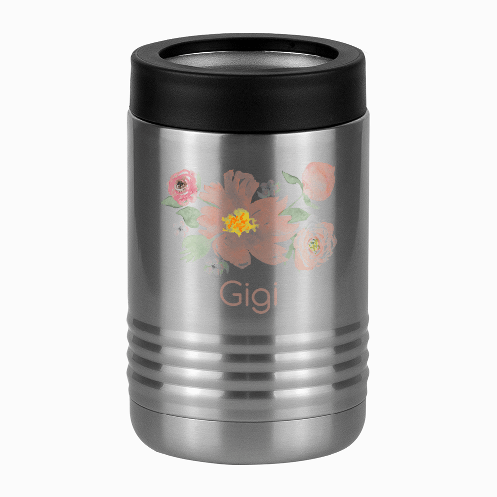 Personalized Flowers Beverage Holder - Gigi - Left View