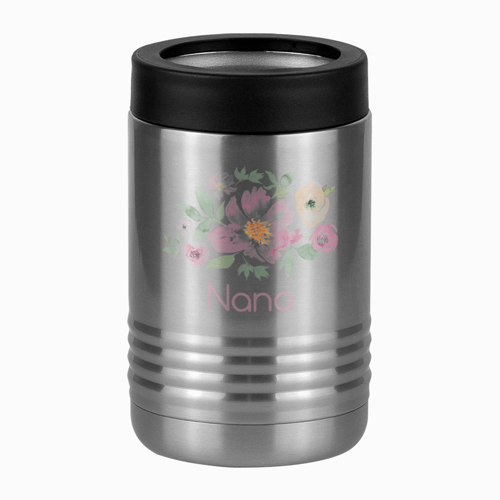 Personalized Flowers Beverage Holder - Nana - Left View