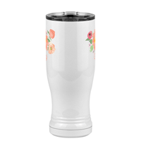 Thumbnail for Personalized Flowers Pilsner Tumbler (14 oz) - Gigi - Front View