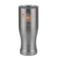 Thumbnail for Personalized Flowers Pilsner Tumbler (14 oz) - Gigi - Right View