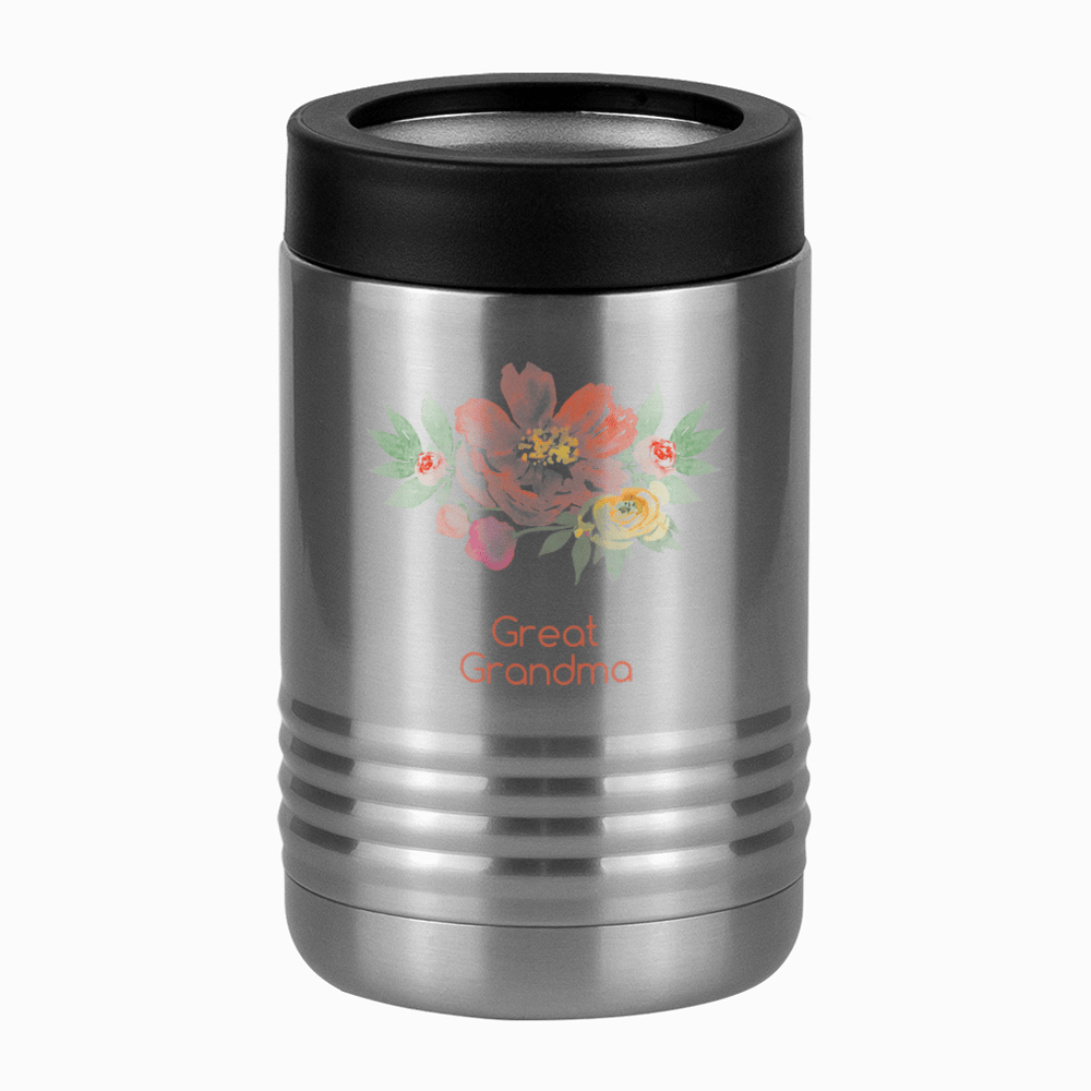 Personalized Flowers Beverage Holder - Great Grandma - Right View