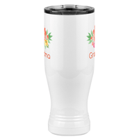 Thumbnail for Personalized Flowers Pilsner Tumbler (20 oz) - Grandma - Front View