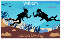 Thumbnail for Personalized Beach Placemat XV - Scuba Diving -  View