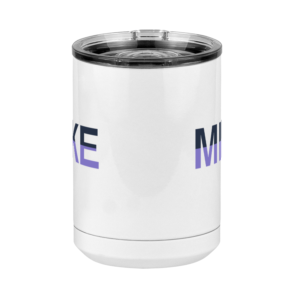 Personalized Coffee Mug Tumbler with Handle (15 oz) - Front View