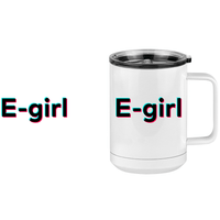 Thumbnail for E-girl Coffee Mug Tumbler with Handle (15 oz) - TikTok Trends - Design View