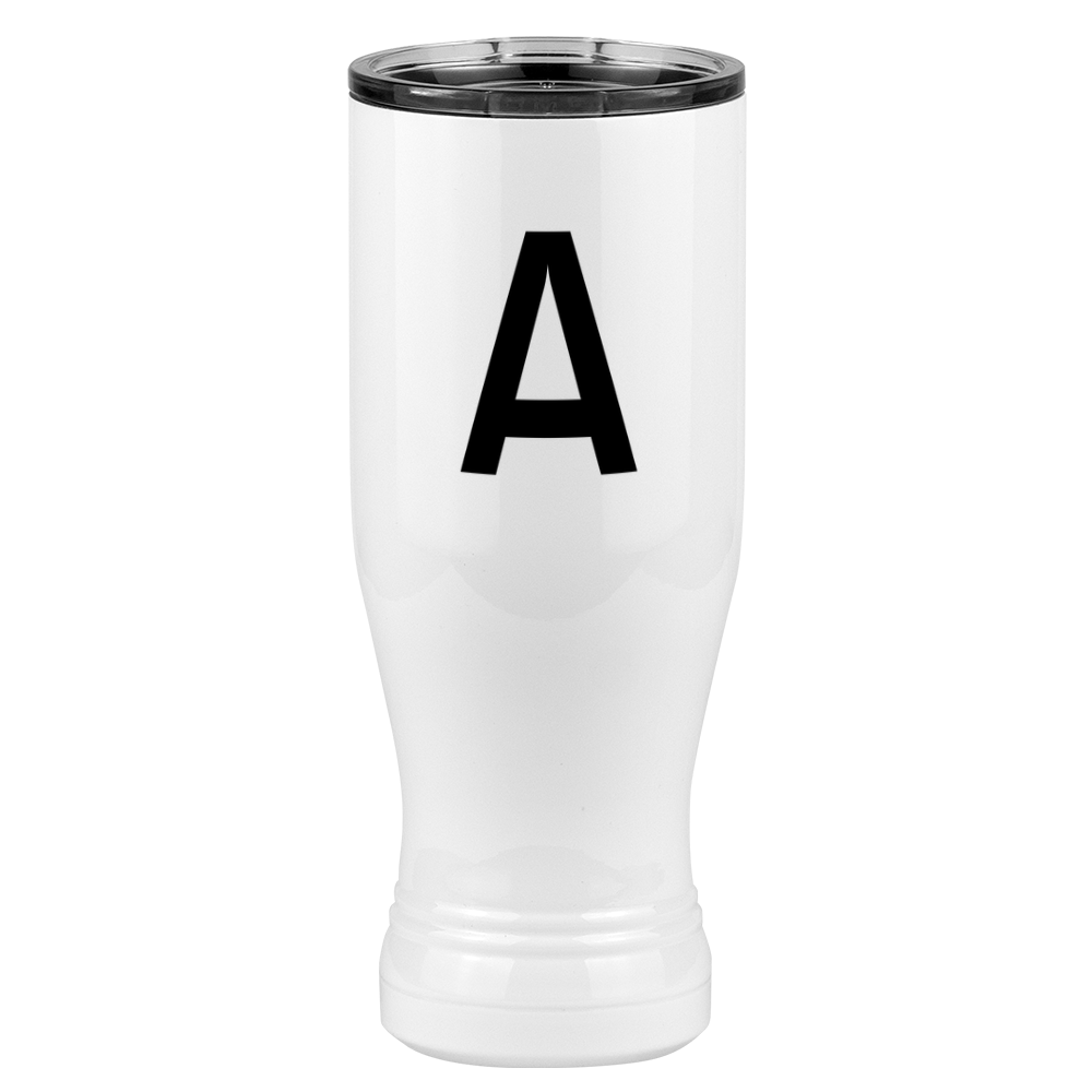 Personalized Initial Pilsner Tumbler (20 oz) - Right View