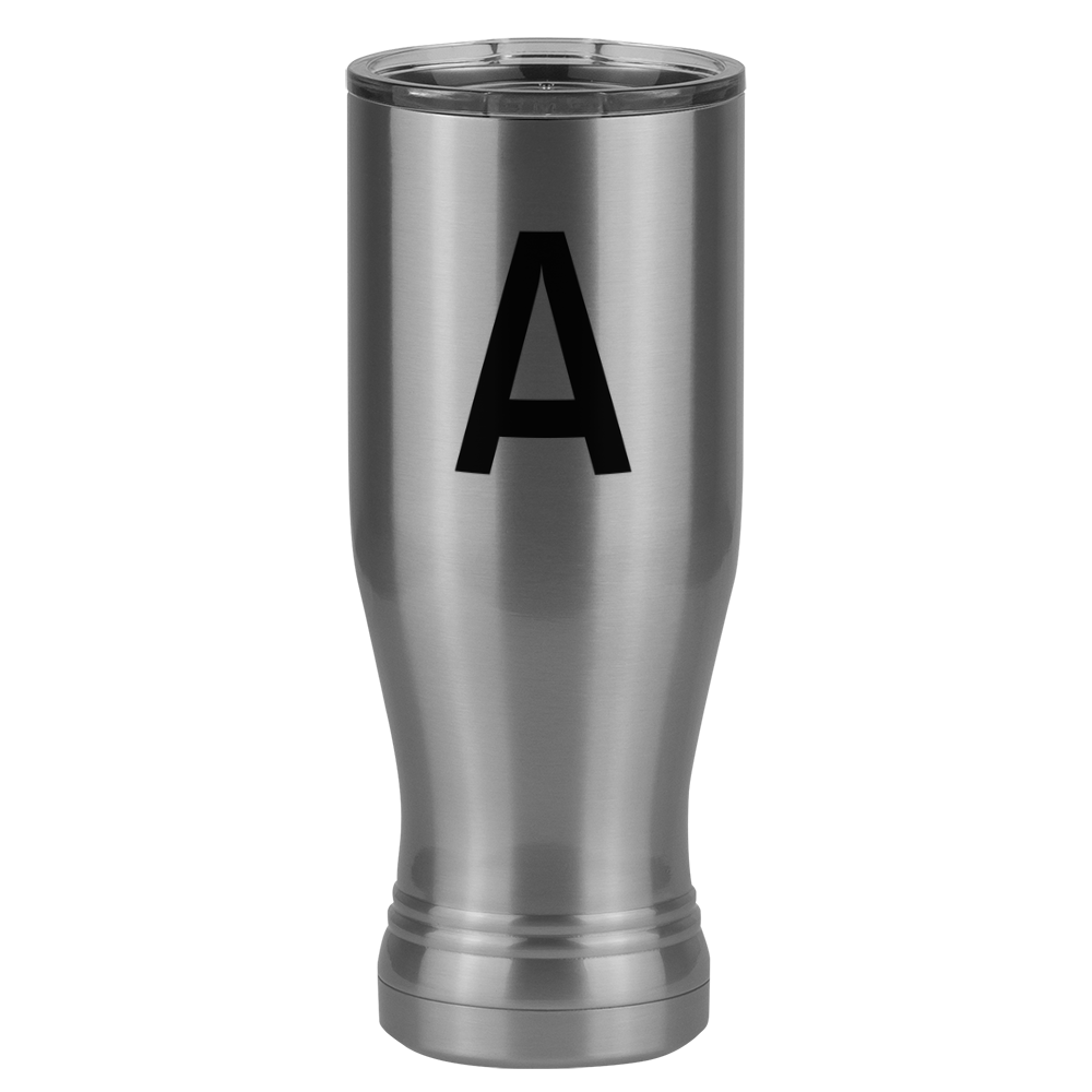 Personalized Initial Pilsner Tumbler (20 oz) - Left View