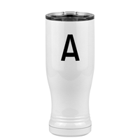 Thumbnail for Personalized Initial Pilsner Tumbler (14 oz) - Left View