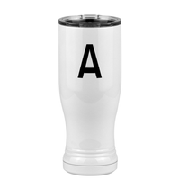 Thumbnail for Personalized Initial Pilsner Tumbler (14 oz) - Right View