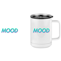 Thumbnail for Mood Coffee Mug Tumbler with Handle (15 oz) - Design View