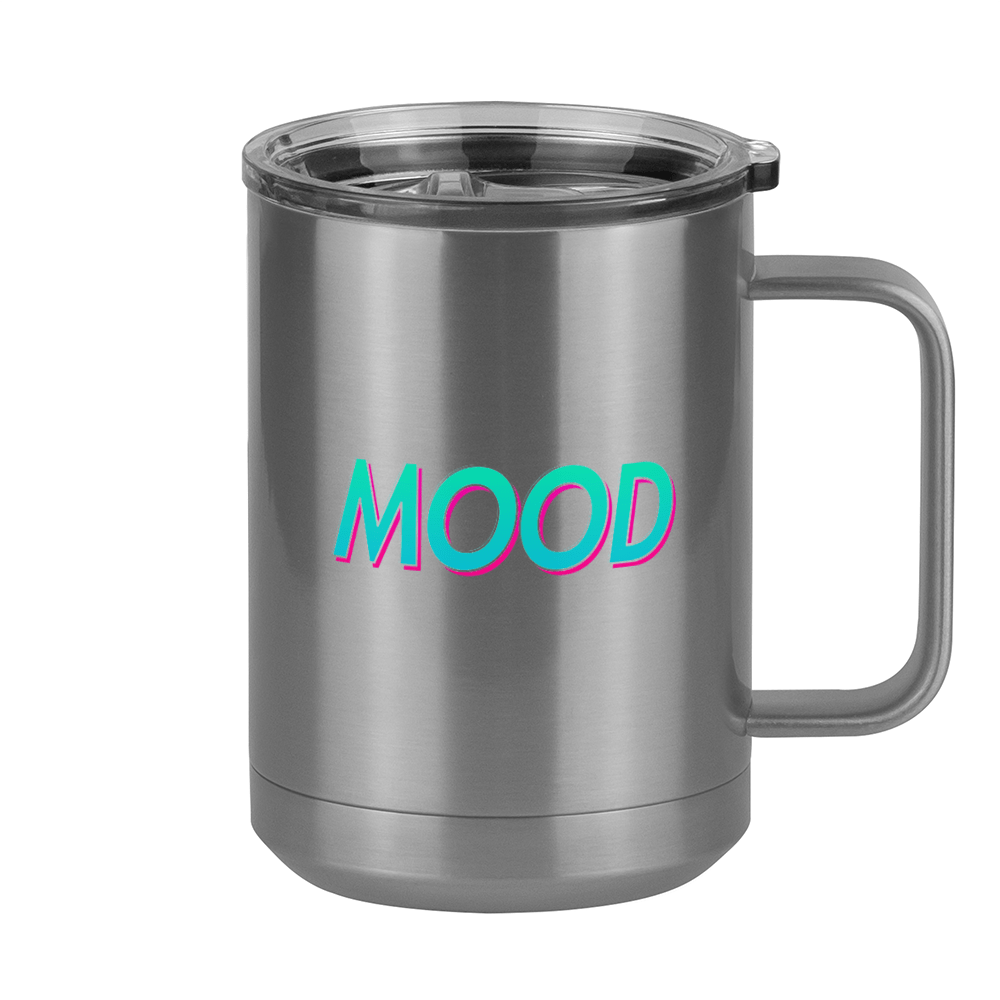 Mood Coffee Mug Tumbler with Handle (15 oz) - Right View