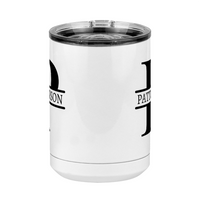 Thumbnail for Personalized Name & Initial Coffee Mug Tumbler with Handle (15 oz) - Front View