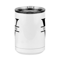 Thumbnail for Personalized Name & Initial Coffee Mug Tumbler with Handle (15 oz) - Front View