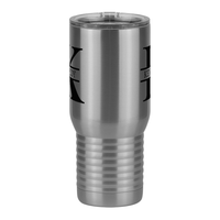 Thumbnail for Personalized Name & Initial Travel Coffee Mug Tumbler with Handle (20 oz) - Front View