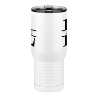 Thumbnail for Personalized Name & Initial Travel Coffee Mug Tumbler with Handle (20 oz) - Front View