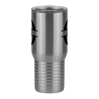 Thumbnail for Personalized Name & Initial Travel Coffee Mug Tumbler with Handle (20 oz) - Front View