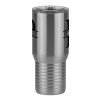 Thumbnail for Personalized Name & Initial Travel Coffee Mug Tumbler with Handle (20 oz) - Front View