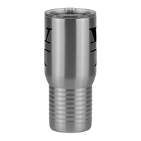 Thumbnail for Personalized Name & Initial Travel Coffee Mug Tumbler with Handle (20 oz) - Front View