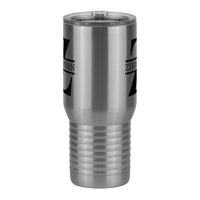 Thumbnail for Personalized Name & Initial Travel Coffee Mug Tumbler with Handle (20 oz) - Front View