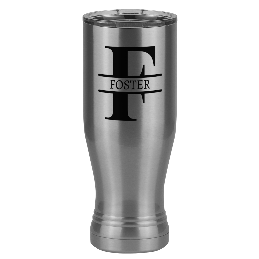 Personalized Name & Initial Pilsner Tumbler (20 oz) - Right View