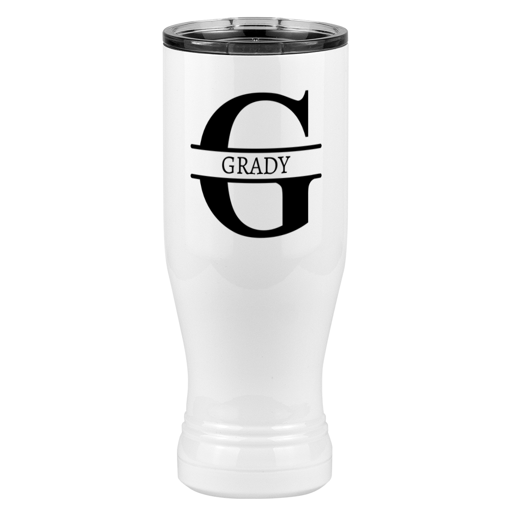 Personalized Name & Initial Pilsner Tumbler (20 oz) - Right View