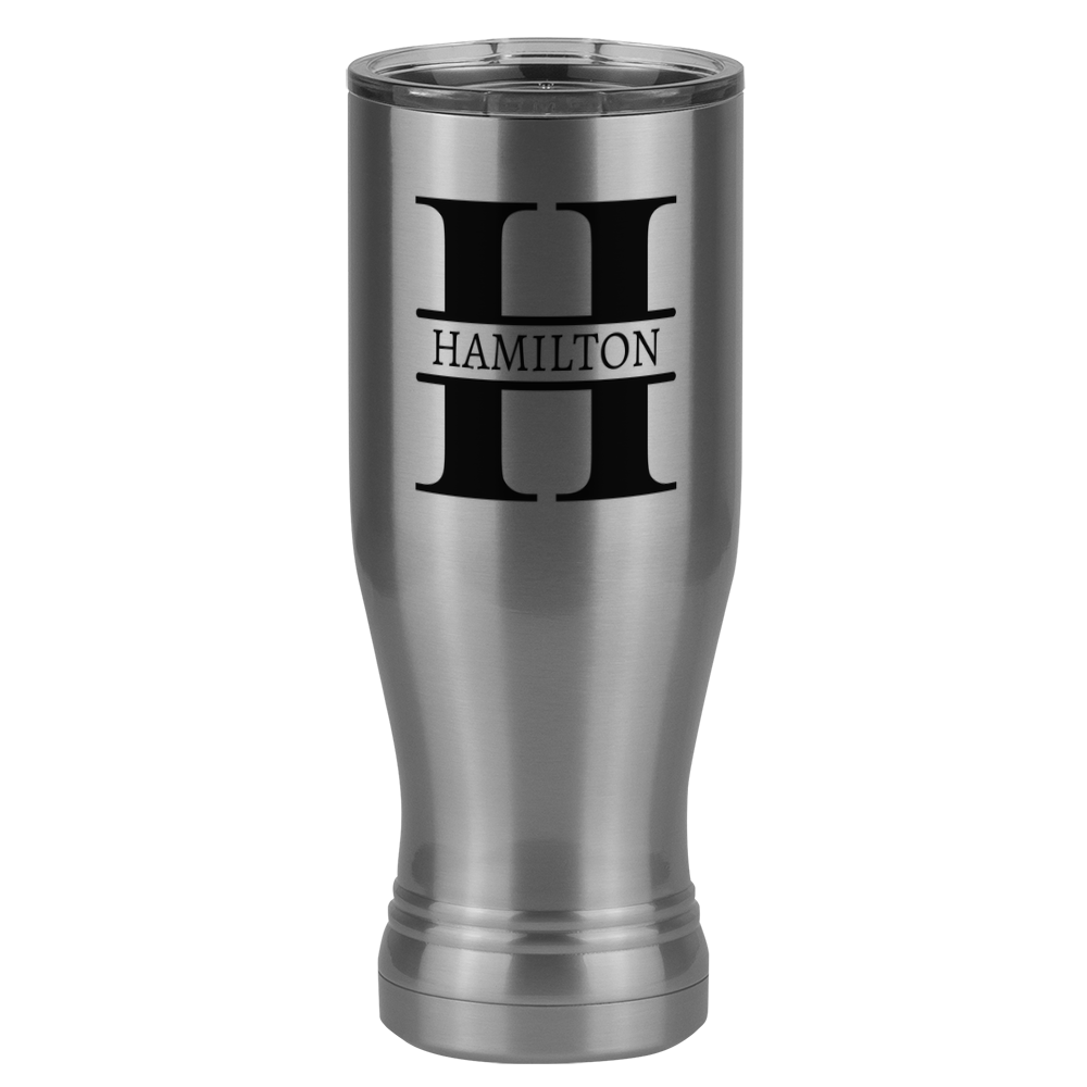 Personalized Name & Initial Pilsner Tumbler (20 oz) - Right View