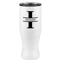 Thumbnail for Personalized Name & Initial Pilsner Tumbler (20 oz) - Left View