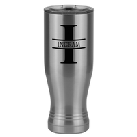 Thumbnail for Personalized Name & Initial Pilsner Tumbler (20 oz) - Right View