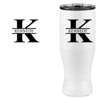 Thumbnail for Personalized Name & Initial Pilsner Tumbler (20 oz) - Design View