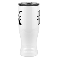 Thumbnail for Personalized Name & Initial Pilsner Tumbler (20 oz) - Front View