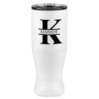 Thumbnail for Personalized Name & Initial Pilsner Tumbler (20 oz) - Left View