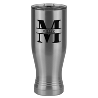 Thumbnail for Personalized Name & Initial Pilsner Tumbler (20 oz) - Left View