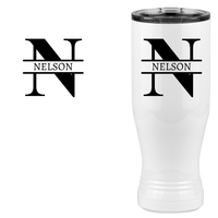 Thumbnail for Personalized Name & Initial Pilsner Tumbler (20 oz) - Design View