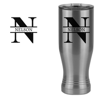 Thumbnail for Personalized Name & Initial Pilsner Tumbler (20 oz) - Design View