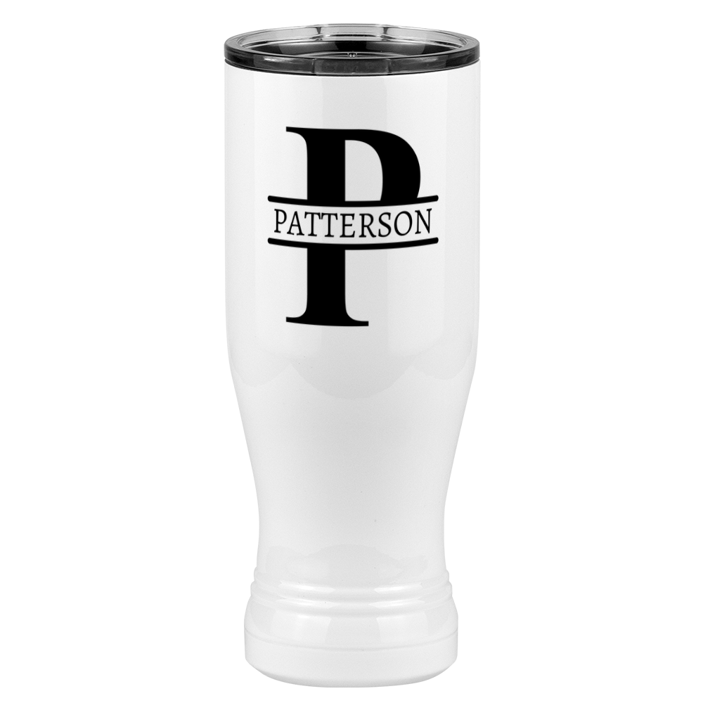 Personalized Name & Initial Pilsner Tumbler (20 oz) - Right View