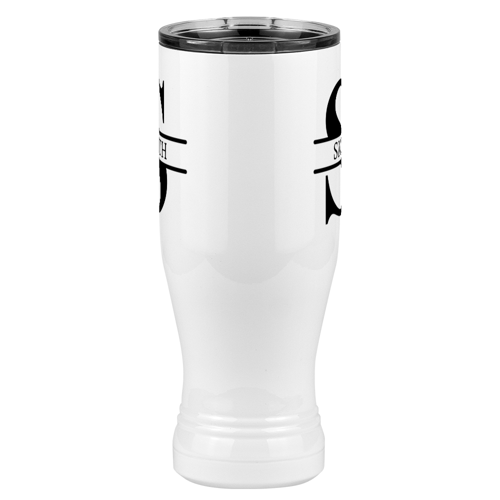 Personalized Name & Initial Pilsner Tumbler (20 oz) - Front View