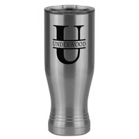 Thumbnail for Personalized Name & Initial Pilsner Tumbler (20 oz) - Left View