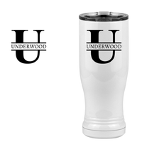 Thumbnail for Personalized Name & Initial Pilsner Tumbler (14 oz) - Design View