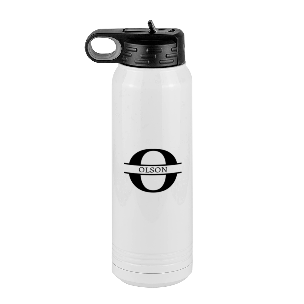 Personalized Name & Initial Water Bottle (30 oz) - Left View